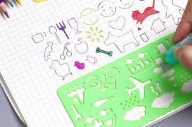 Pack 4 reglas flexibles stencil 